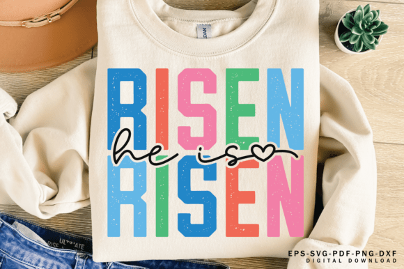 He Is Risen SVG for Real Embroidery Projects