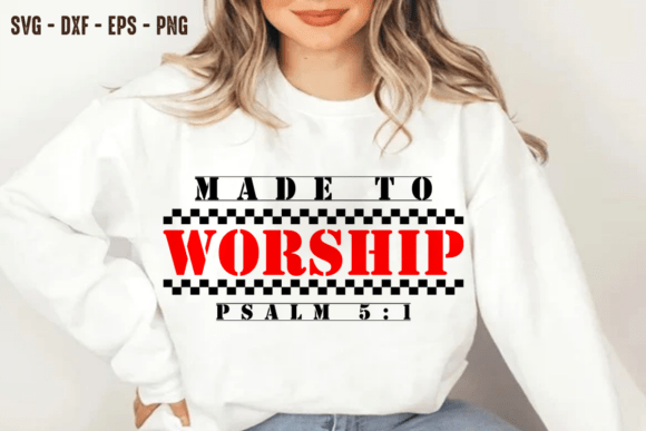 Made to Worship SVG PNG: A Thoughtful Embroidery Design for Meaningful Projects